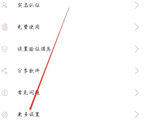 更多设置选项