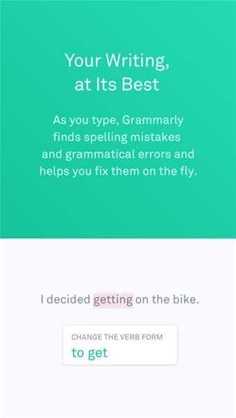 grammarly错误检查示例